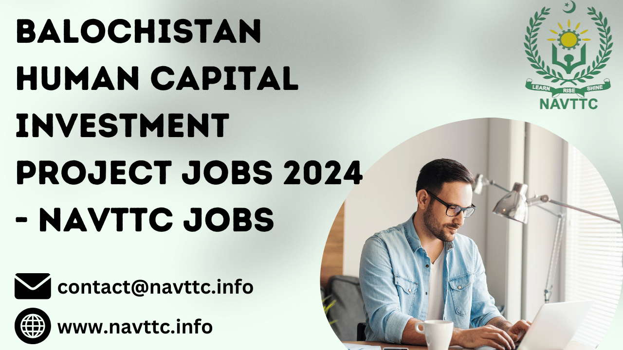 Balochistan Human Capital Investment Project Jobs